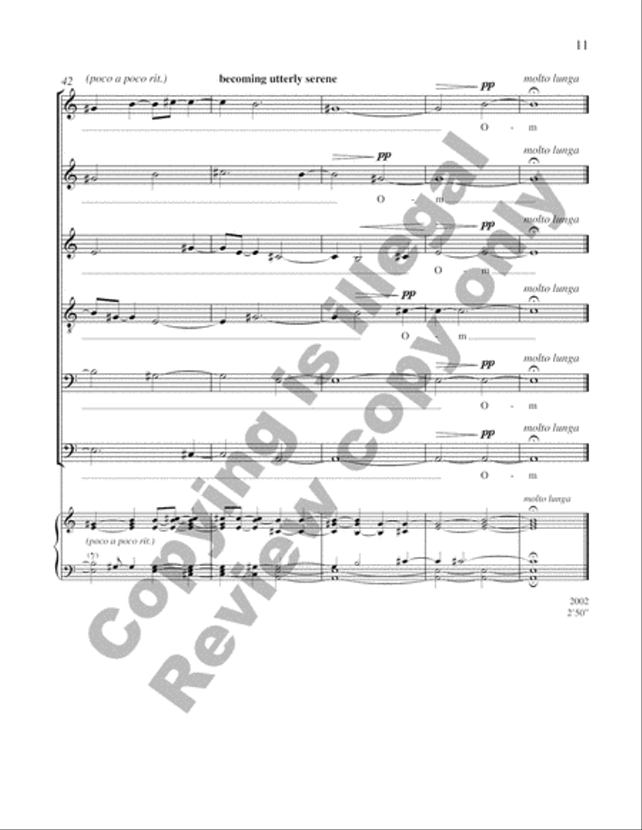 A Vision of Peace: 2. Voices for Peace SSATBB scores gallery preview page 12