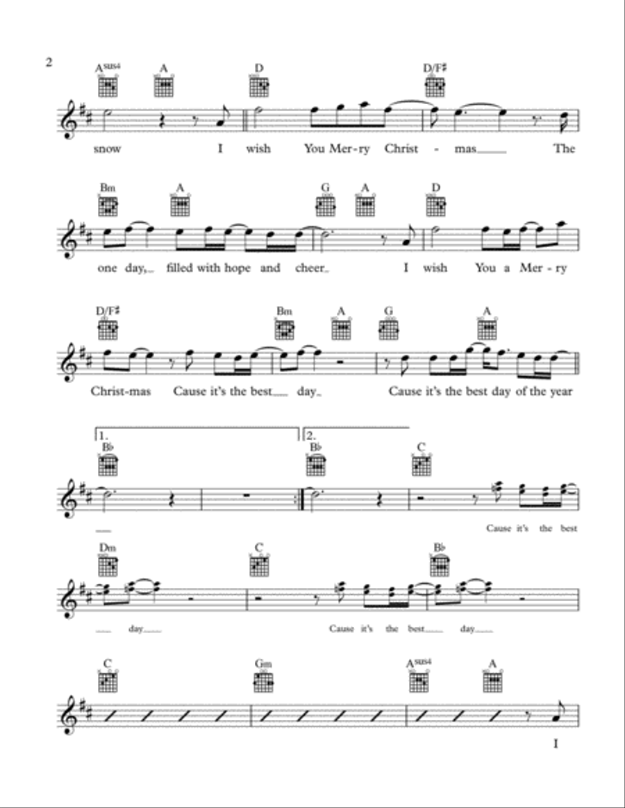 The Best Day of The Year The Best Day of The Year Voice scores gallery preview page 2