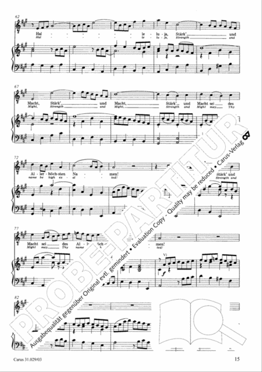 We thank Thee, Lord, God, we thank Thee, Lord (Wir danken dir, Gott, wir danken dir) 4-Part scores gallery preview page 16