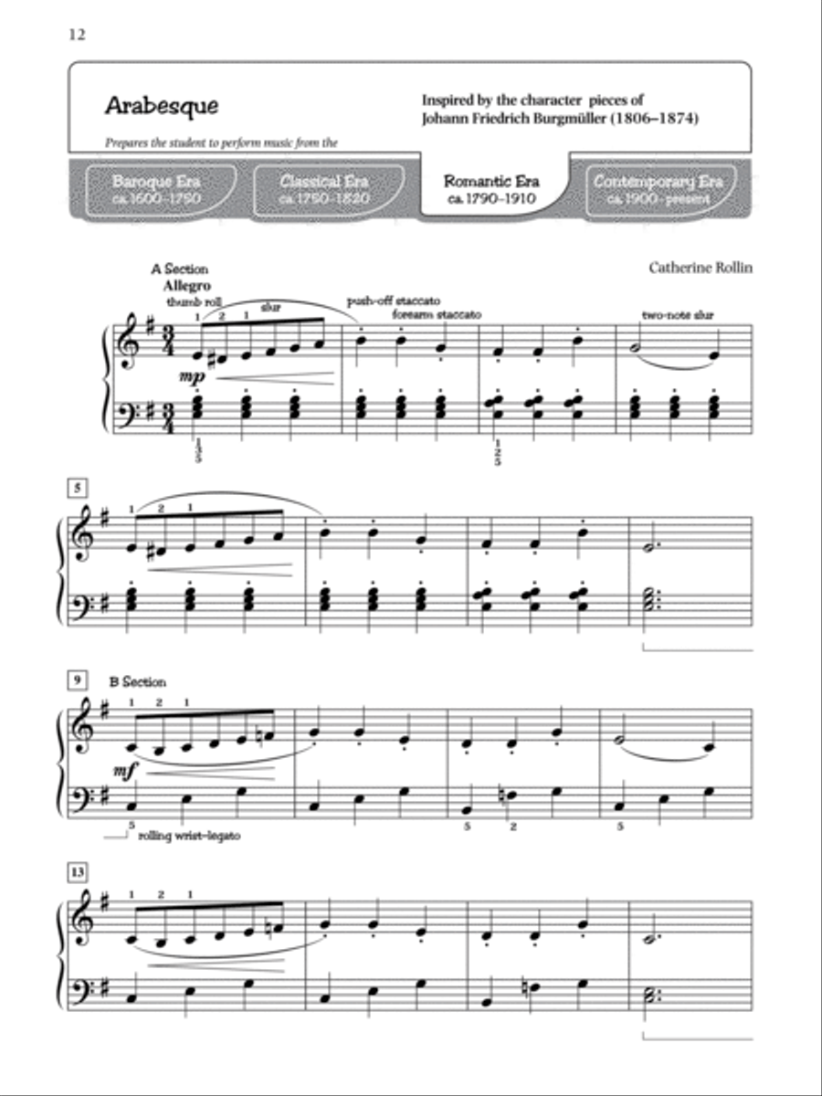 Pathways to Artistry Repertoire, Book 2 Piano Method scores gallery preview page 3