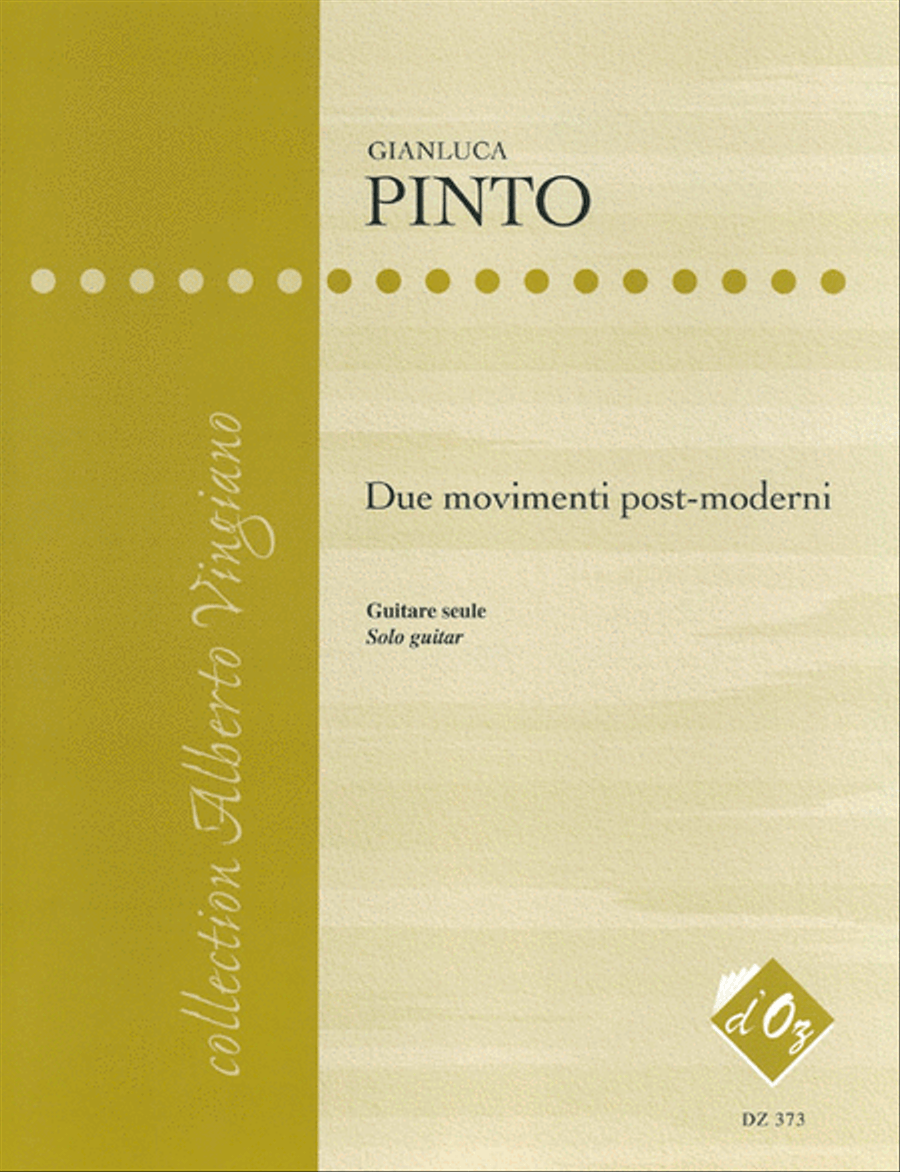 Due movimenti post-moderni Classical Guitar scores gallery preview page 1