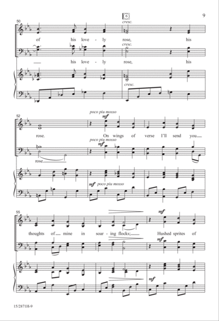 Don't Forget Me 4-Part scores gallery preview page 9