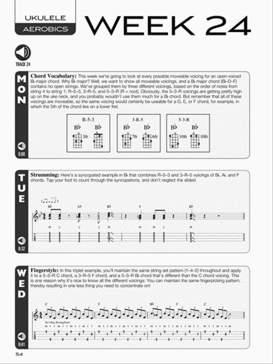 Ukulele Aerobics Ukulele scores gallery preview page 7