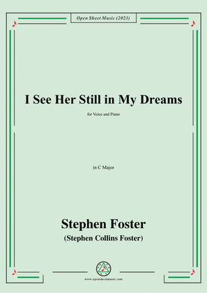 Book cover for S. Foster-I See Her Still in My Dreams,in C Major