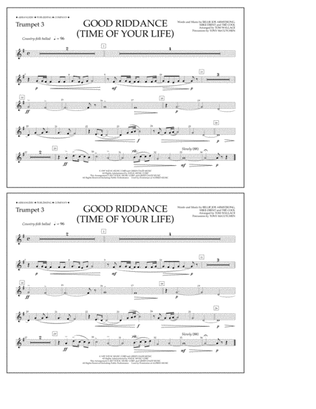 Good Riddance (Time of Your Life) - Trumpet 3