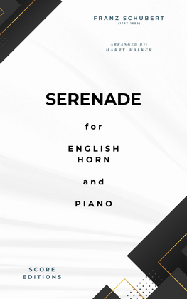 Book cover for Shubert: Serenade for English Horn and Piano