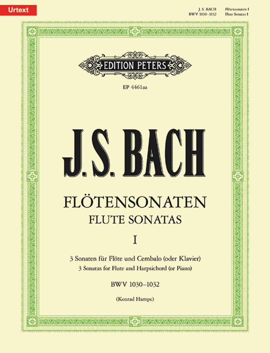 Flute Sonatas - Volume 1 Flute Solo scores gallery preview page 1