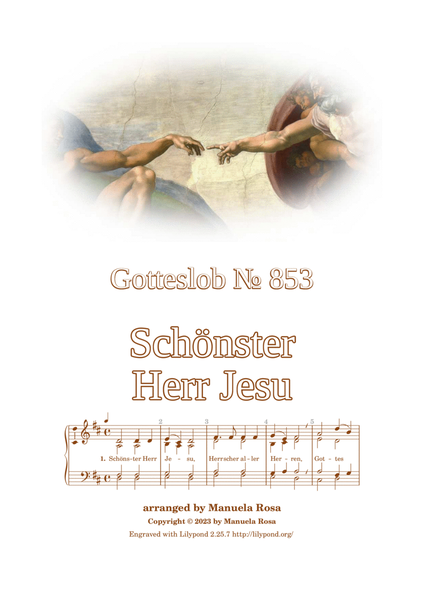 Schönster Herr Jesu (Gotteslob 853) image number null
