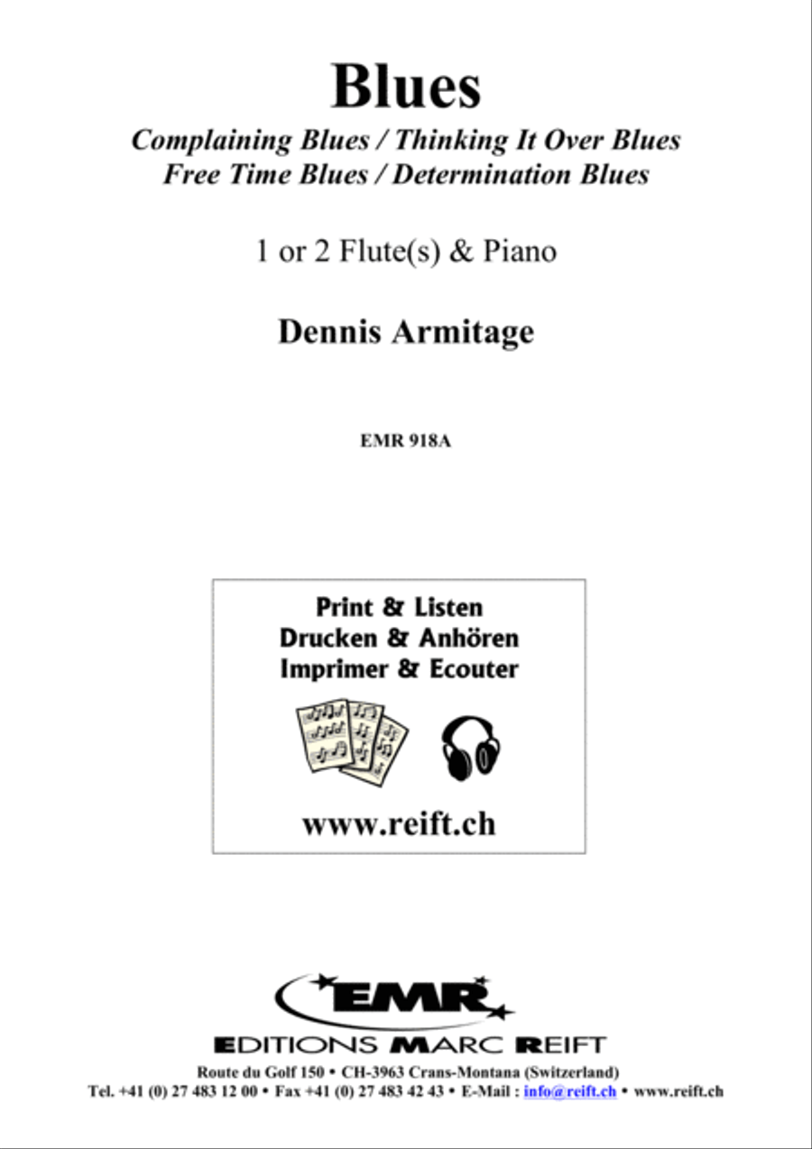 Blues Blues Flute Duet scores gallery preview page 2