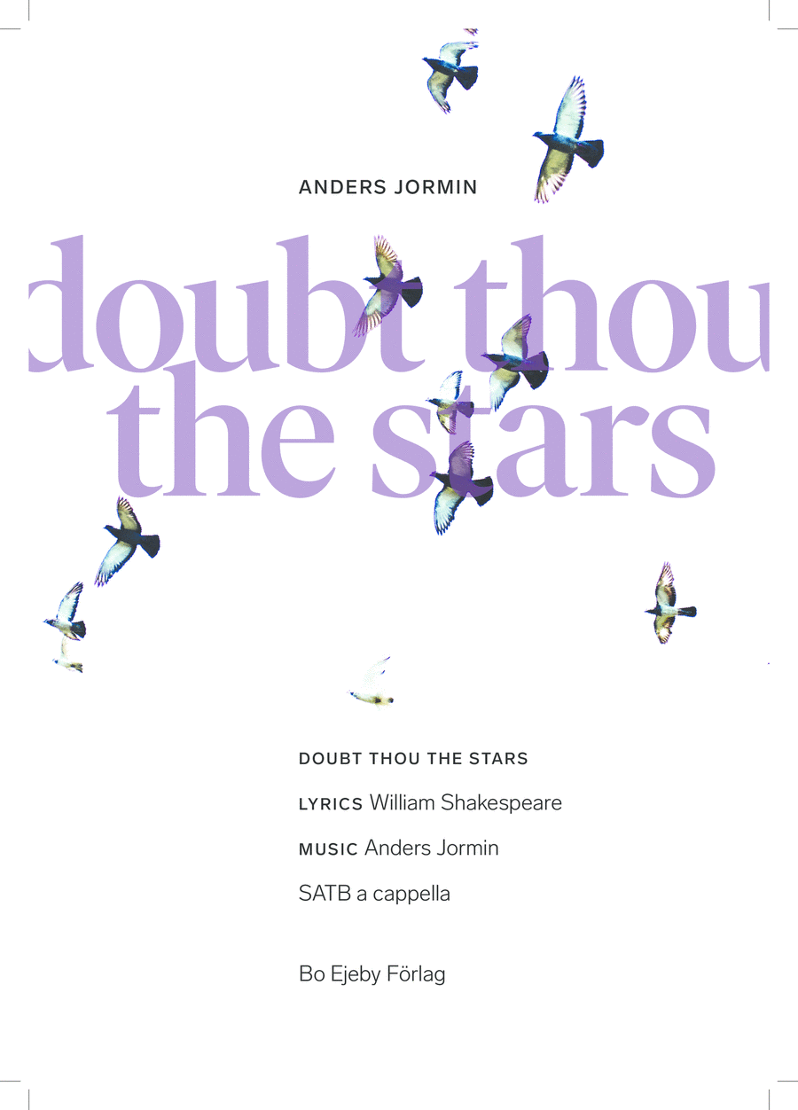 Doubt Thou the Stars 4-Part scores gallery preview page 1