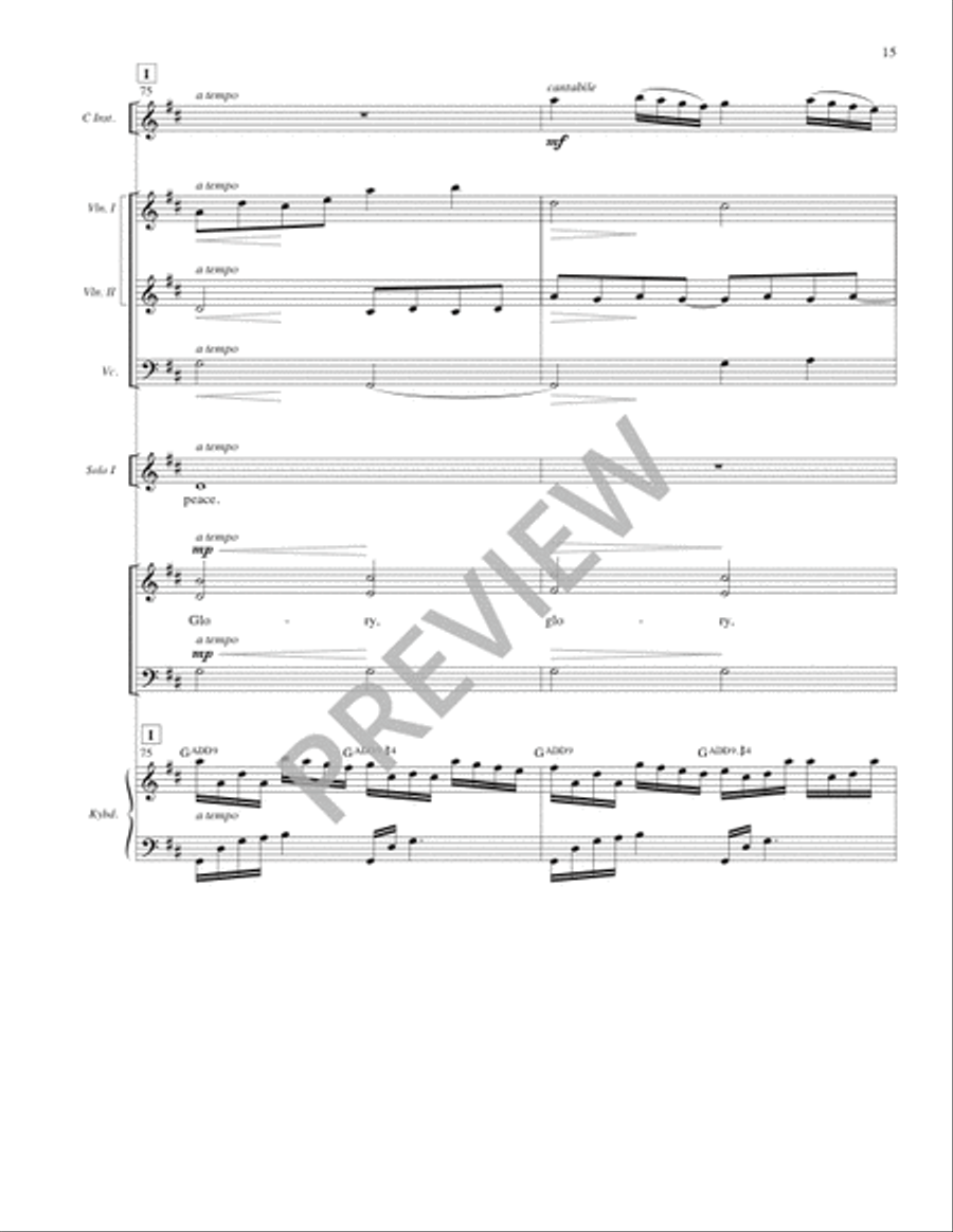 A Weary Couple - Full Score Cello scores gallery preview page 16