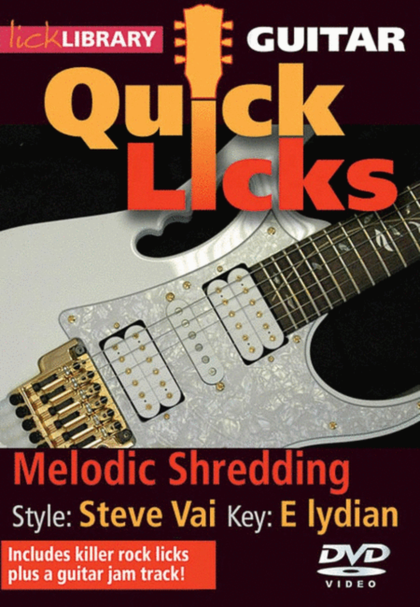 Quick Licks Melodic Shredding Dvd