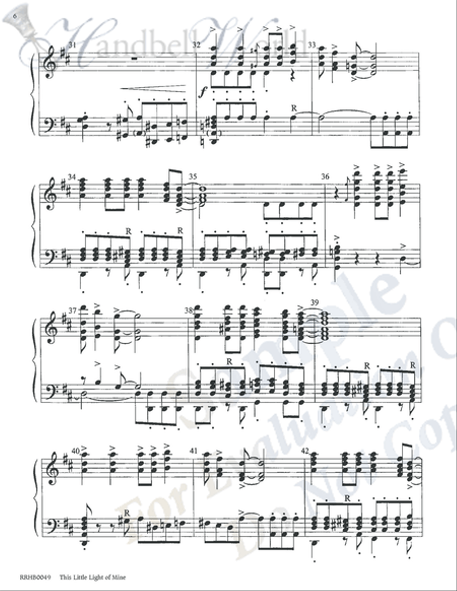 This Little Light Of Mine 5-Octaves scores gallery preview page 5