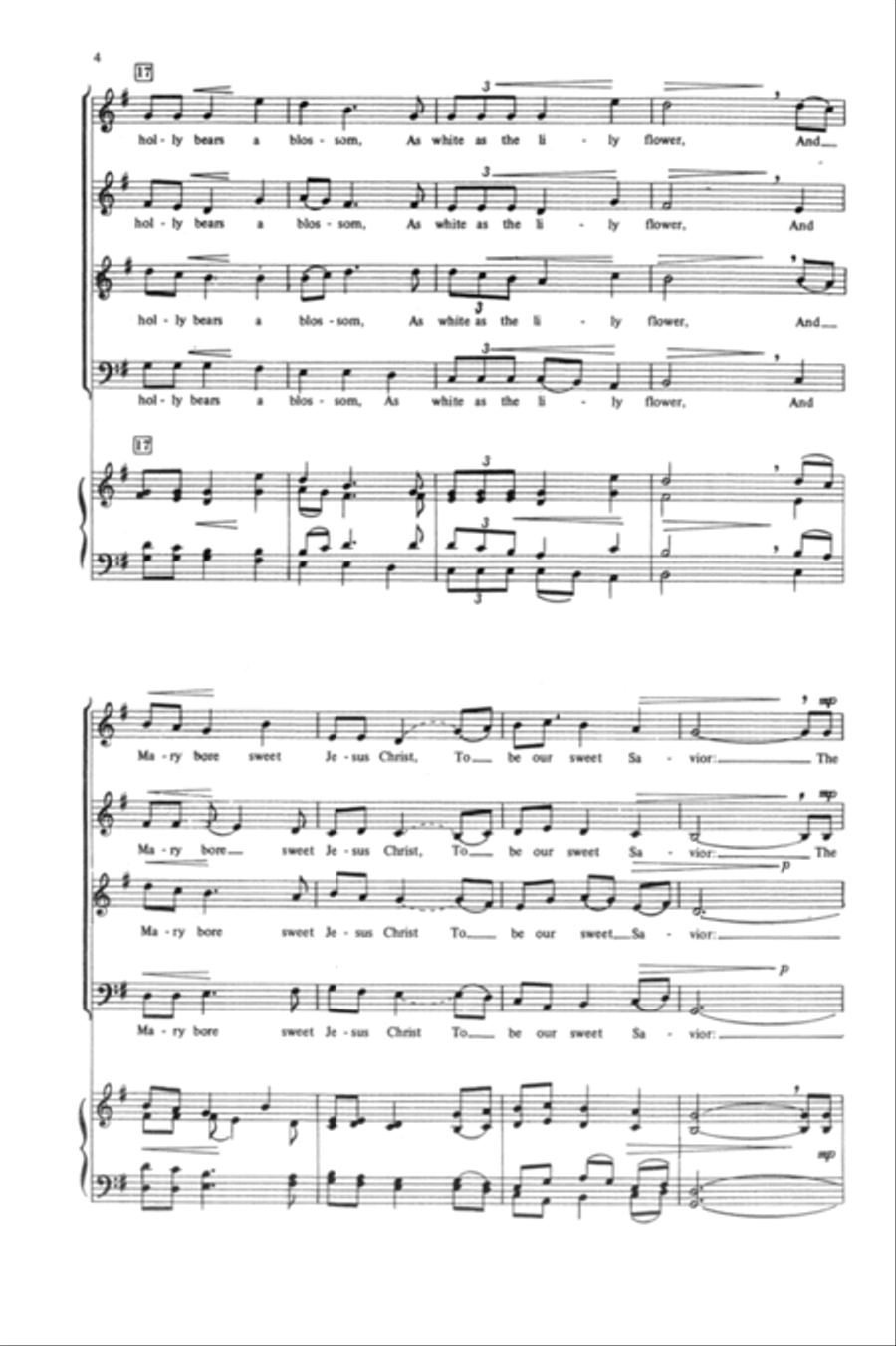 <br>Sheet music extract