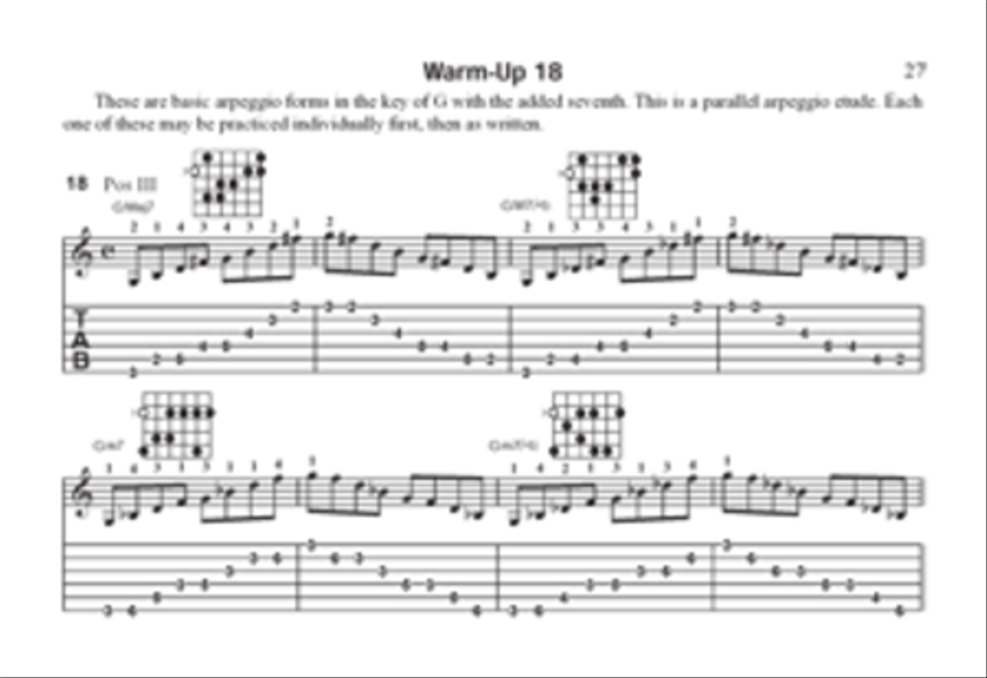 Jazz Warm-ups for Guitar Jazz Warm-ups for Guitar Electric Guitar scores gallery preview page 4