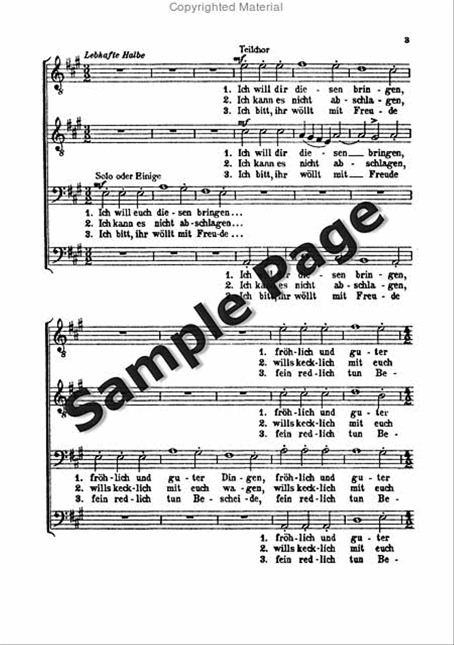 Widmann E Zu Miltenberg Am Maine TTBB scores gallery preview page 4