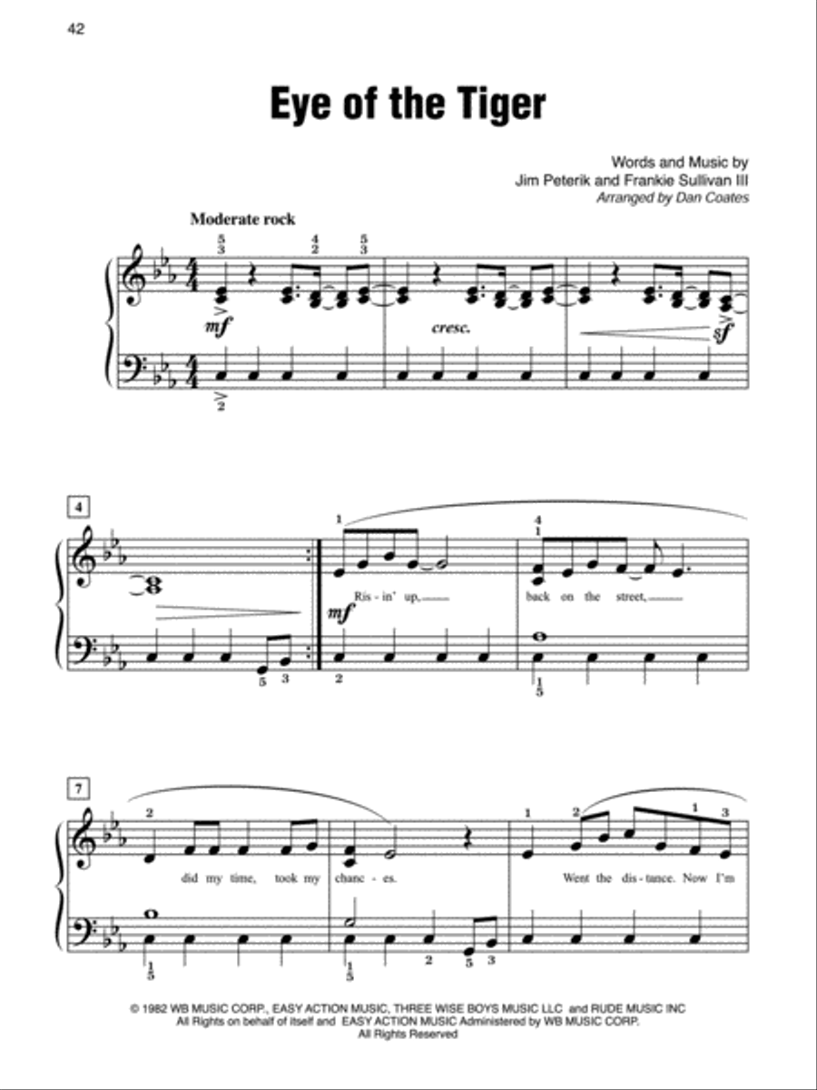 Simply Rock 80s Easy Piano scores gallery preview page 9