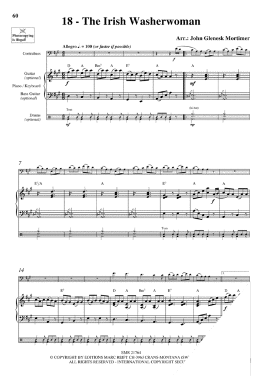 20 Celtic Hits Double Bass scores gallery preview page 20