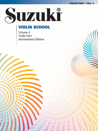 Book cover for Suzuki Violin School, Volume 4