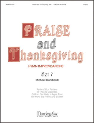 Book cover for Praise and Thanksgiving, Set 7