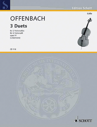Book cover for 3 Duets Op. 51