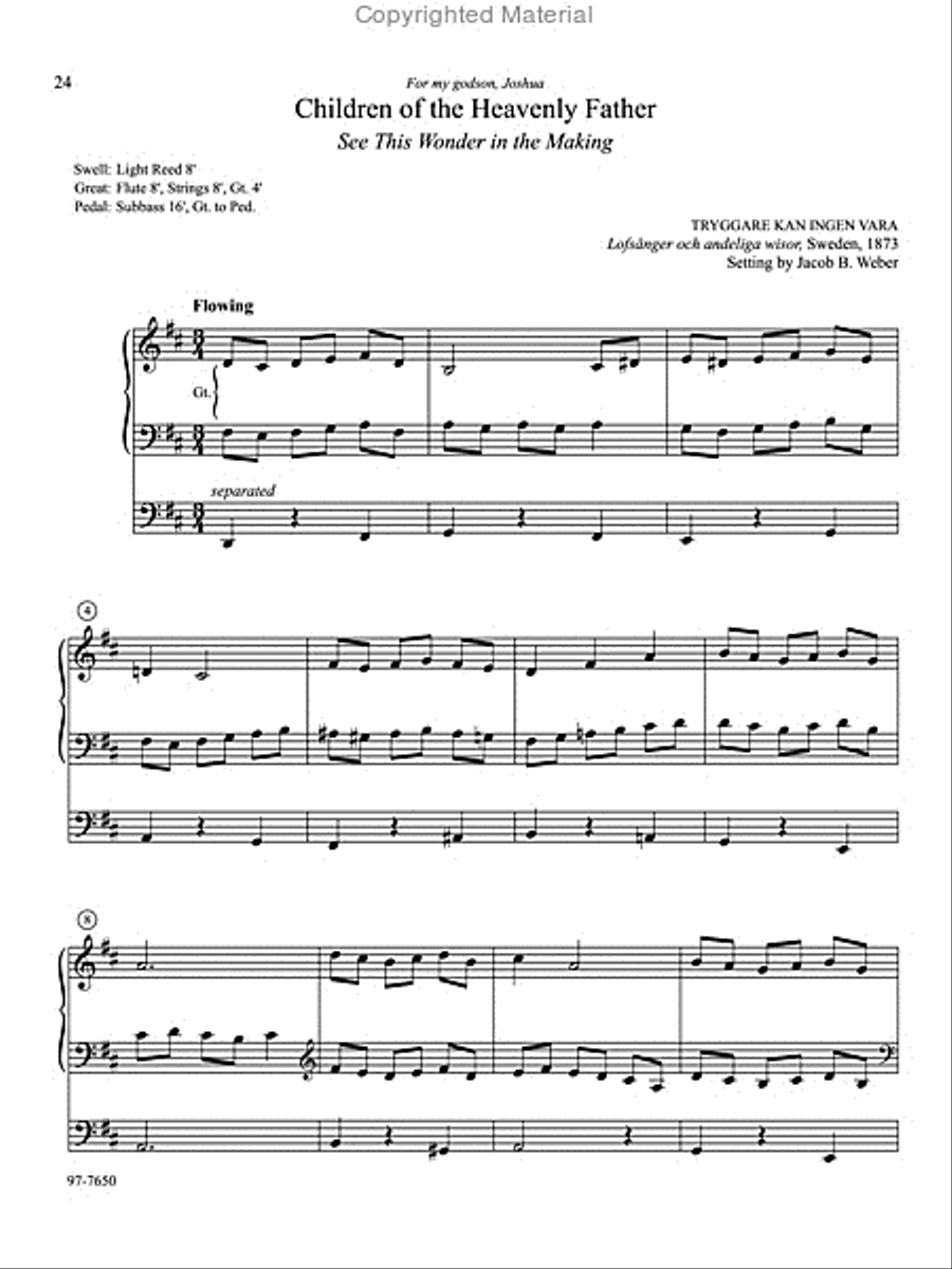 Soli Deo Gloria: Eight Distinctive Chorale Preludes for Every Organist, Set 3 Organ scores gallery preview page 10