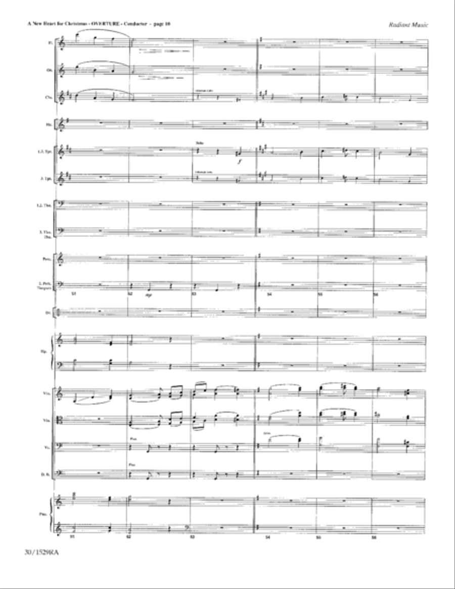 A New Heart for Christmas - Orchestration Choir scores gallery preview page 11