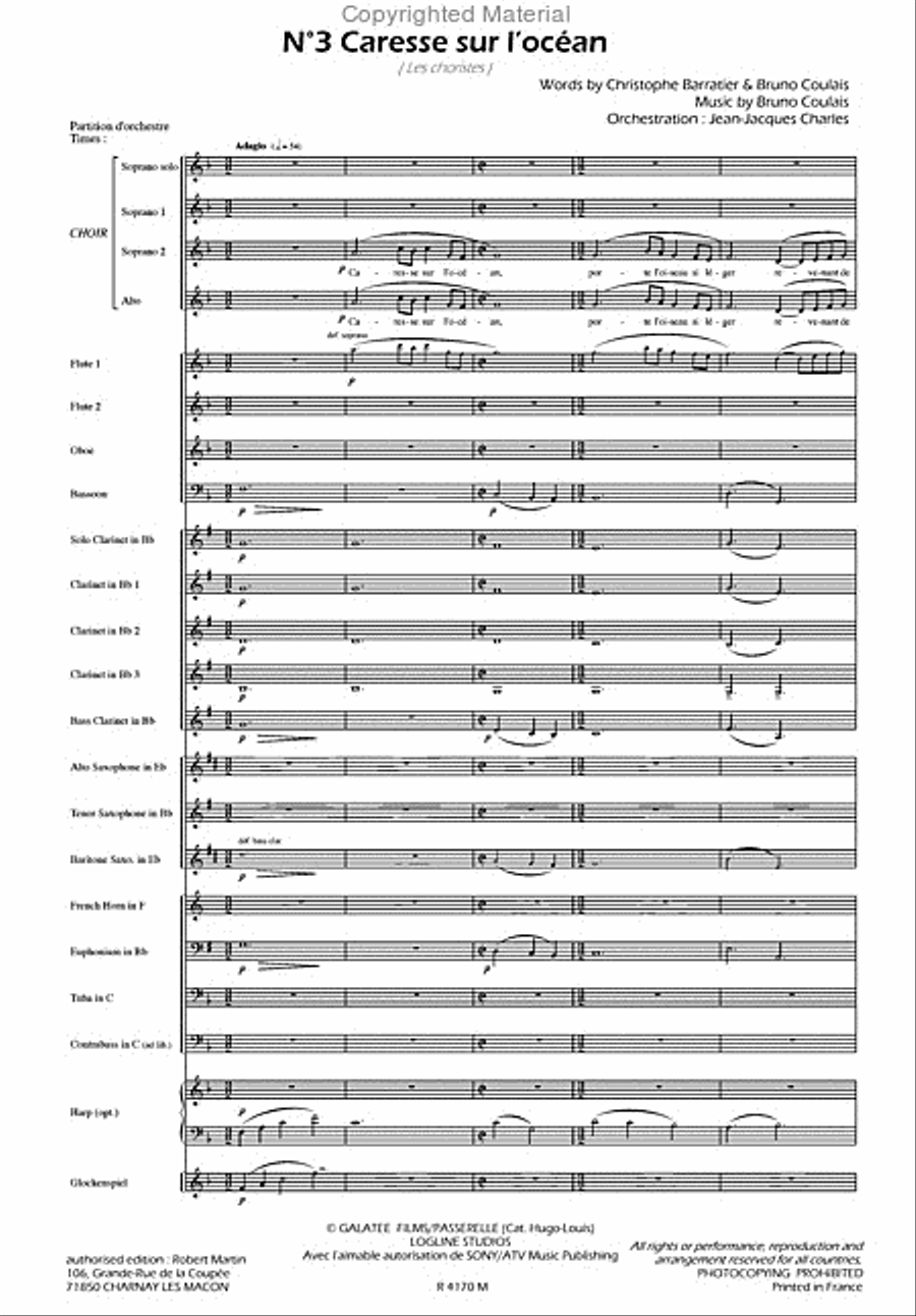 Caresse Sur l'Ocean Concert Band scores gallery preview page 2
