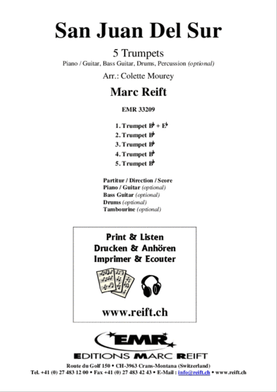 San Juan Del Sur San Juan Del Sur Trumpet scores gallery preview page 2