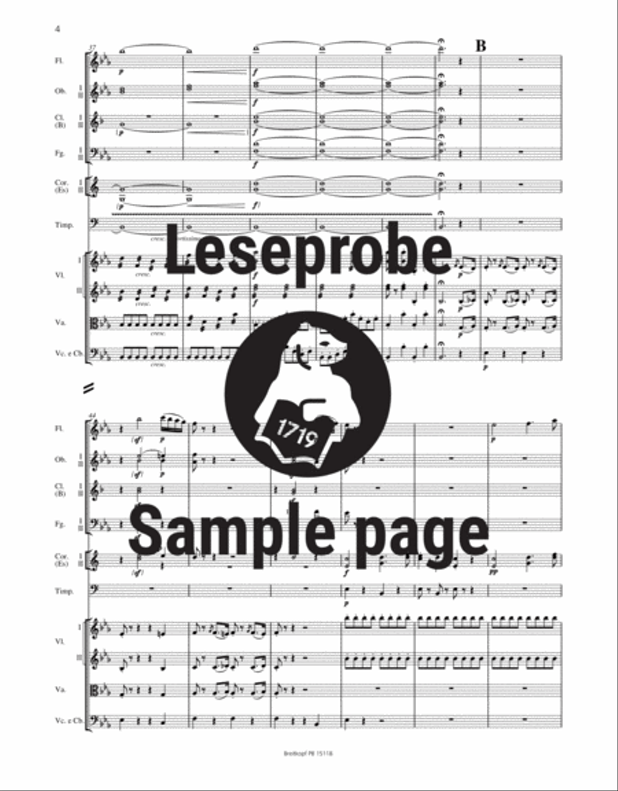 Trumpet Concerto in E major Orchestra scores gallery preview page 5