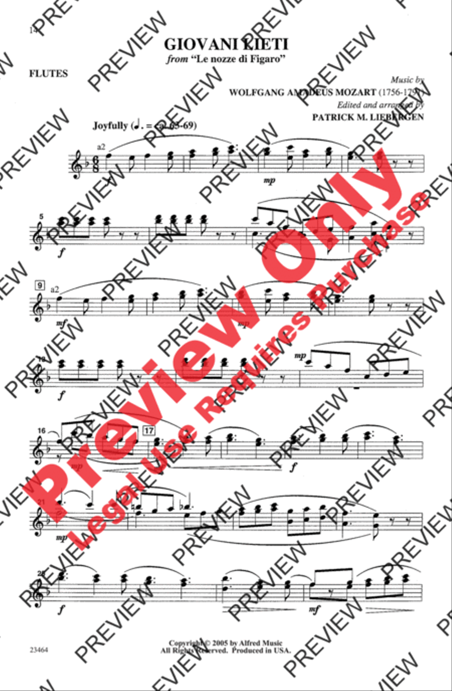 Giovani Lieti 3-Part scores gallery preview page 14