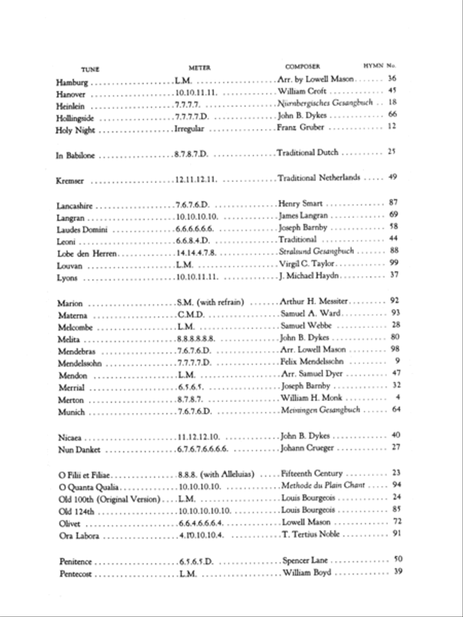 Free Organ Accompaniments to 100 Well-Known Hymn Tunes Organ scores gallery preview page 3