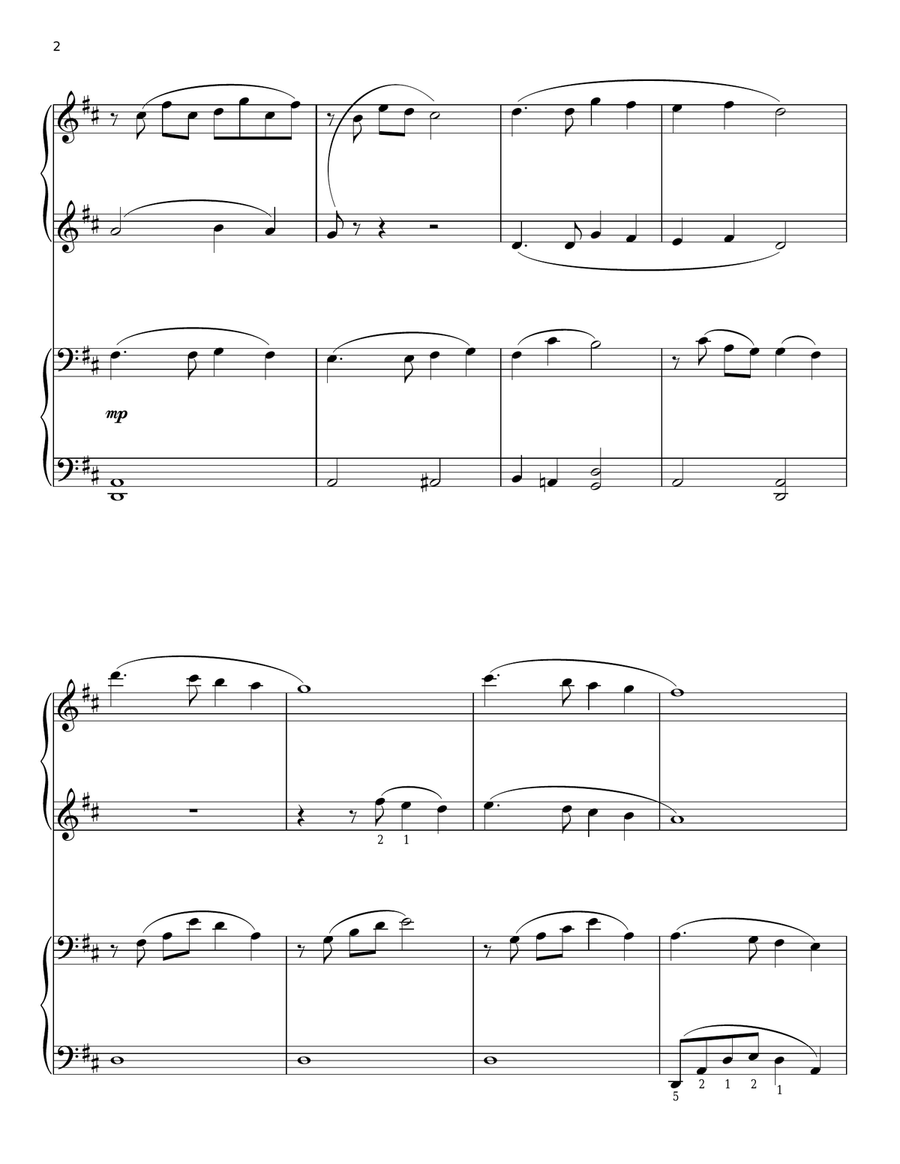 I Surrender All (arr. Phillip Keveren) Piano Duet scores gallery preview page 2