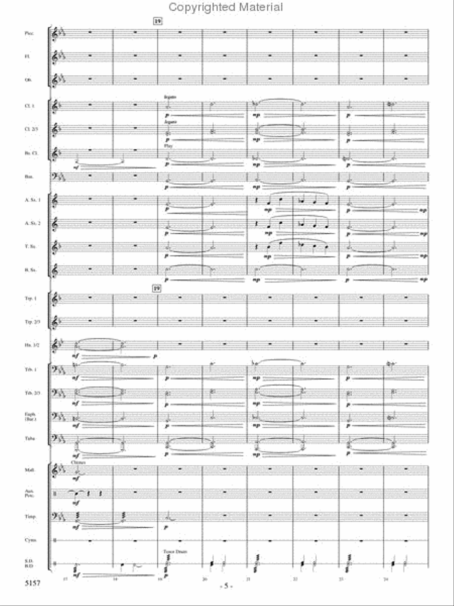Fate of the Gods Fate of the Gods Concert Band scores gallery preview page 4