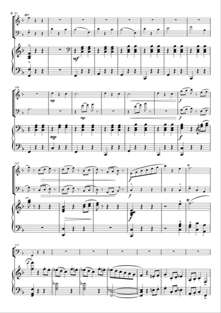 Voices of Spring - Piano Trio Piano Trio scores gallery preview page 5