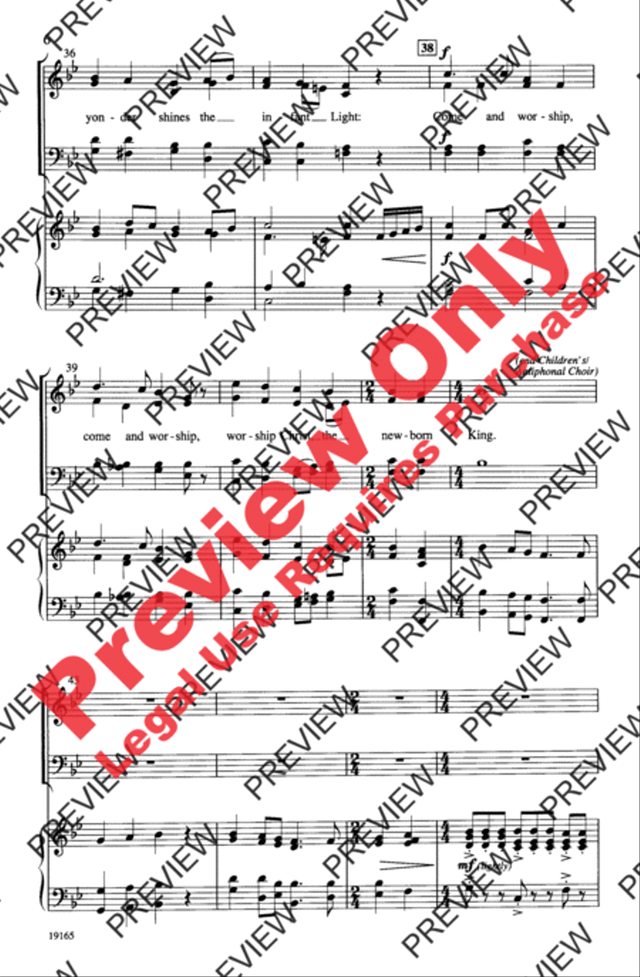 The Newborn King The Newborn King 4-Part scores gallery preview page 6