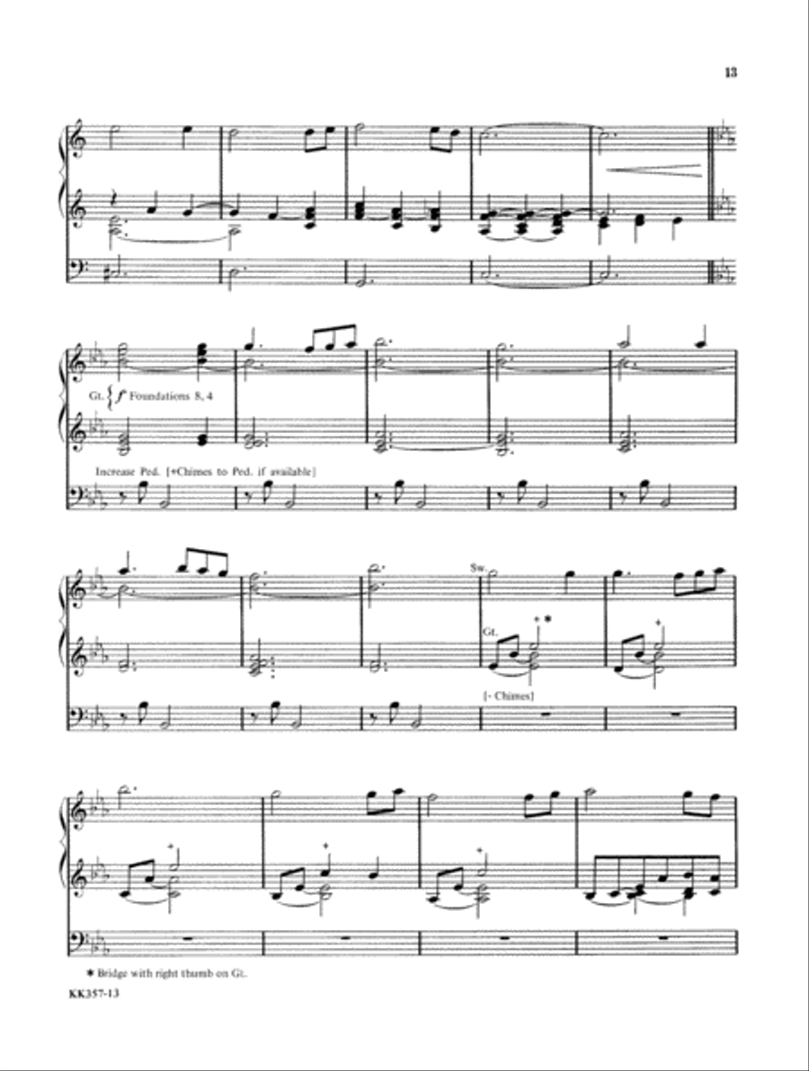 Wood Works for Organ, Book 1 Organ Solo scores gallery preview page 10