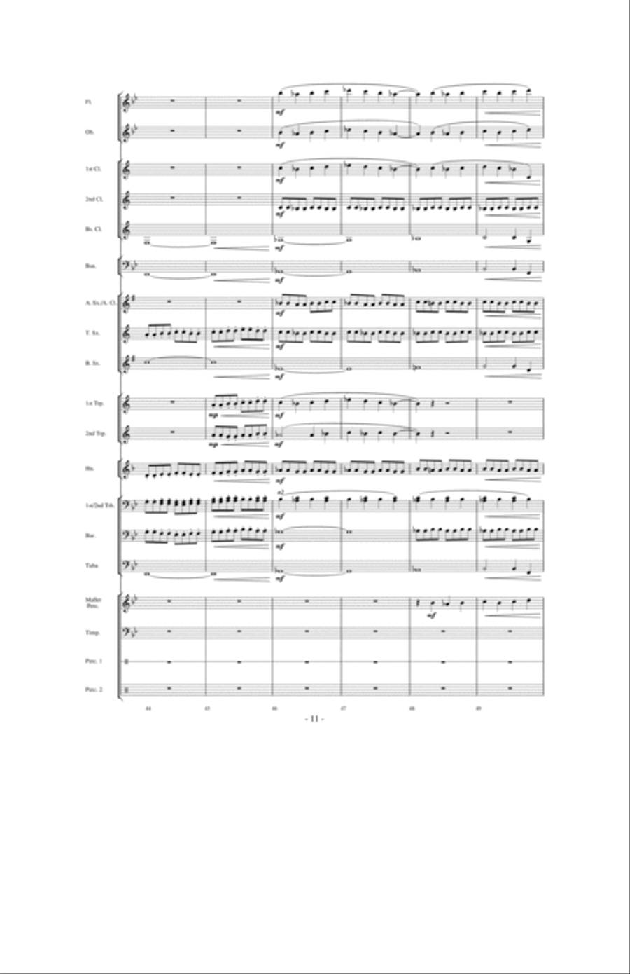 Above the World Concert Band scores gallery preview page 10