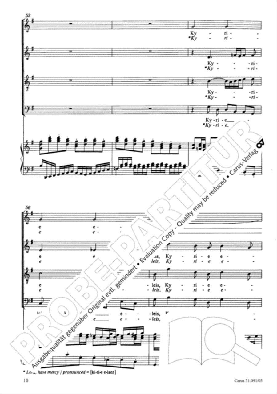 All praise to you, Lord Jesus Christ (Gelobet seist du, Jesu Christ) 4-Part scores gallery preview page 11