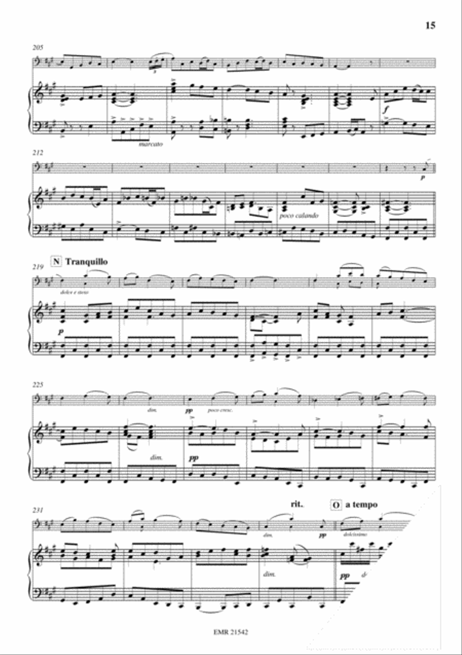 Concerto No. 10 Bass Recorder scores gallery preview page 15