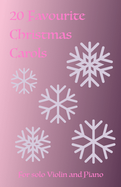 20 Favourite Christmas Carols for solo Violin and Piano image number null