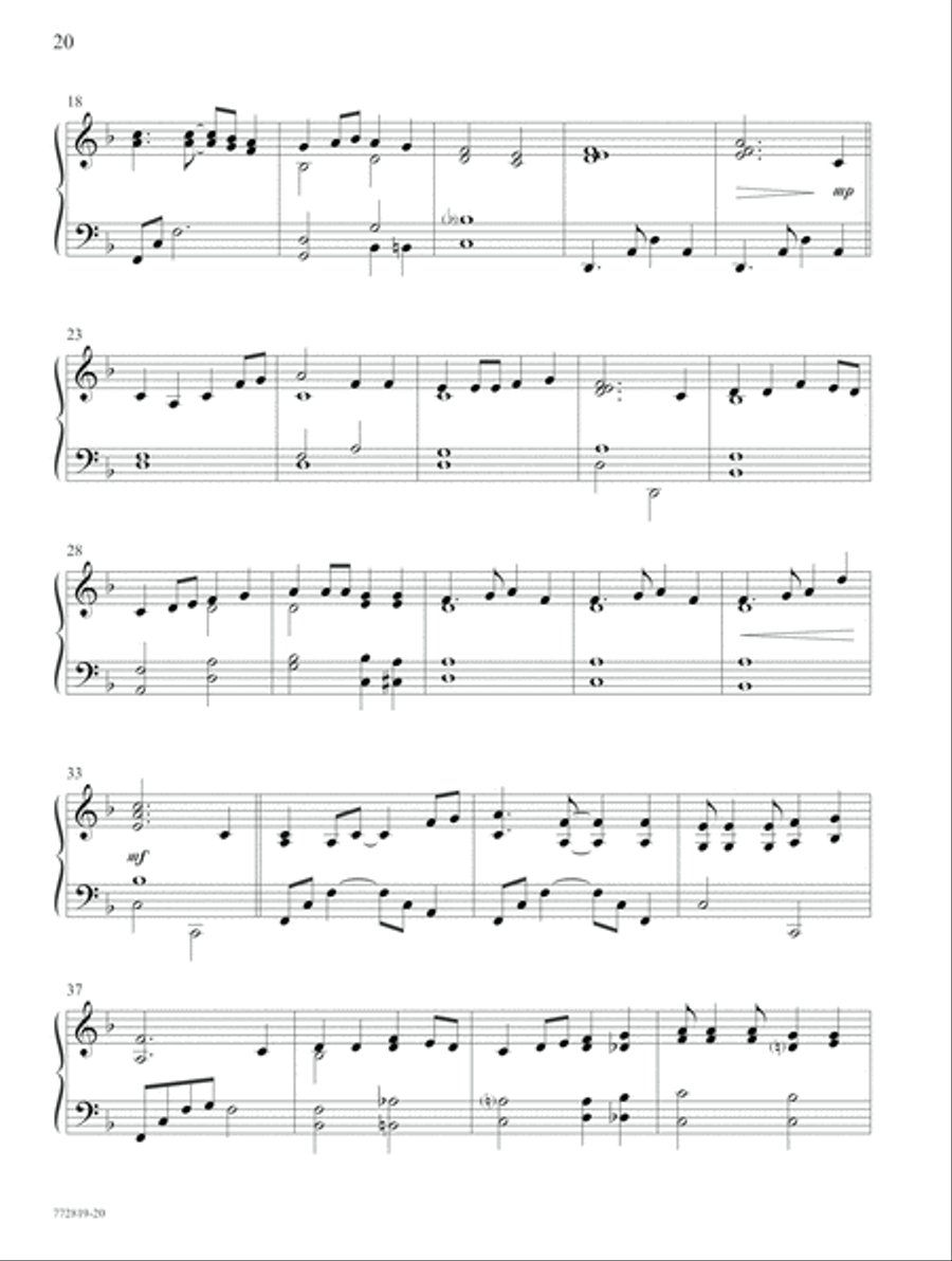 Measureless the Love of God Piano Solo scores gallery preview page 13