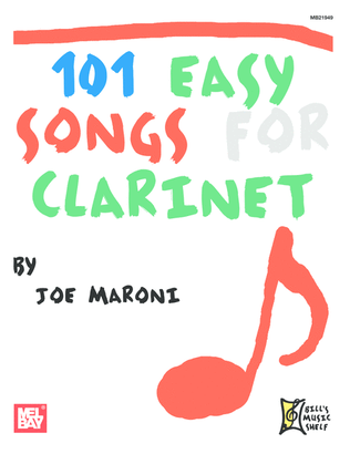 Book cover for 101 Easy Songs for Clarinet