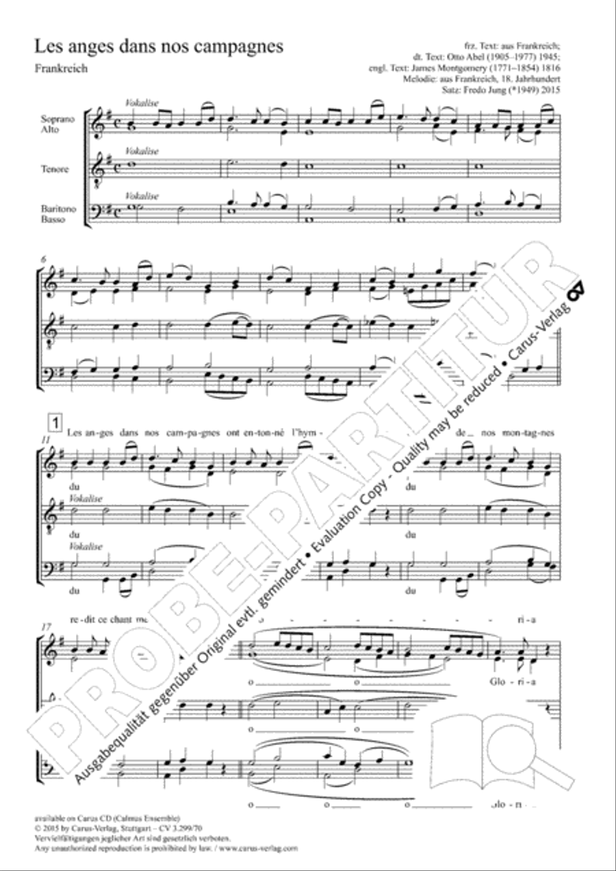 Les anges dans nos campagnes SATBarB scores gallery preview page 2