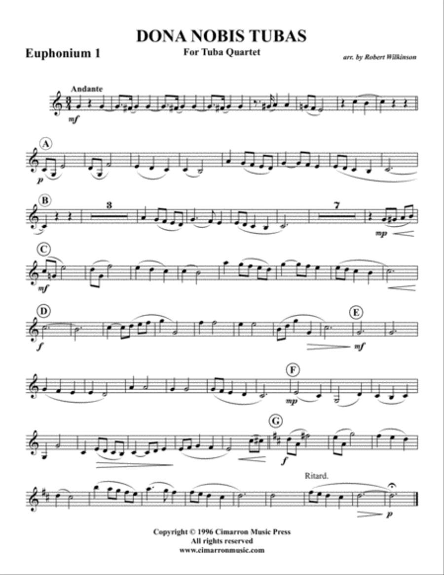Dona Nobis Tubas EETT scores gallery preview page 4