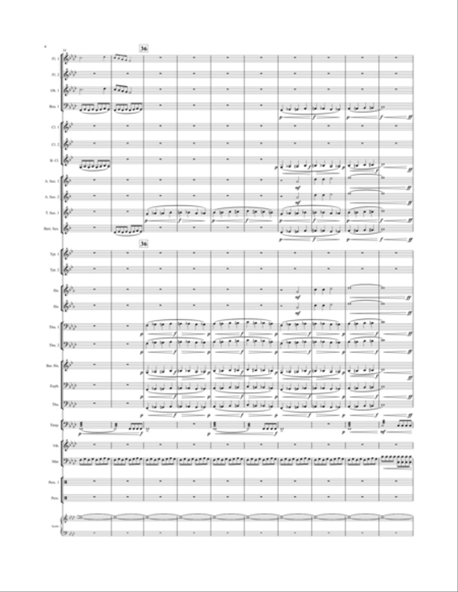 The Wide Waters Concert Band scores gallery preview page 4
