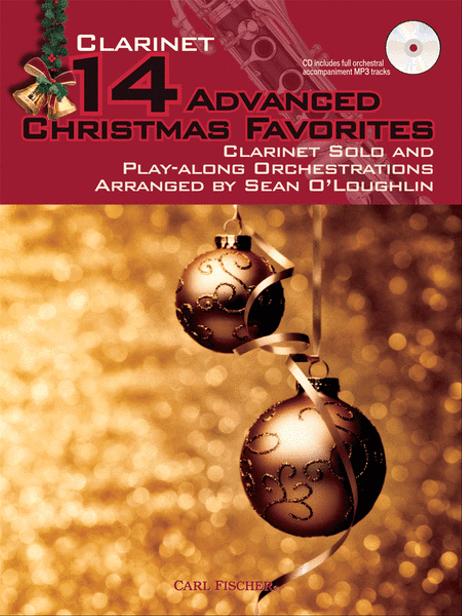 14 Advanced Christmas Favorites B-Flat Clarinet scores gallery preview page 1
