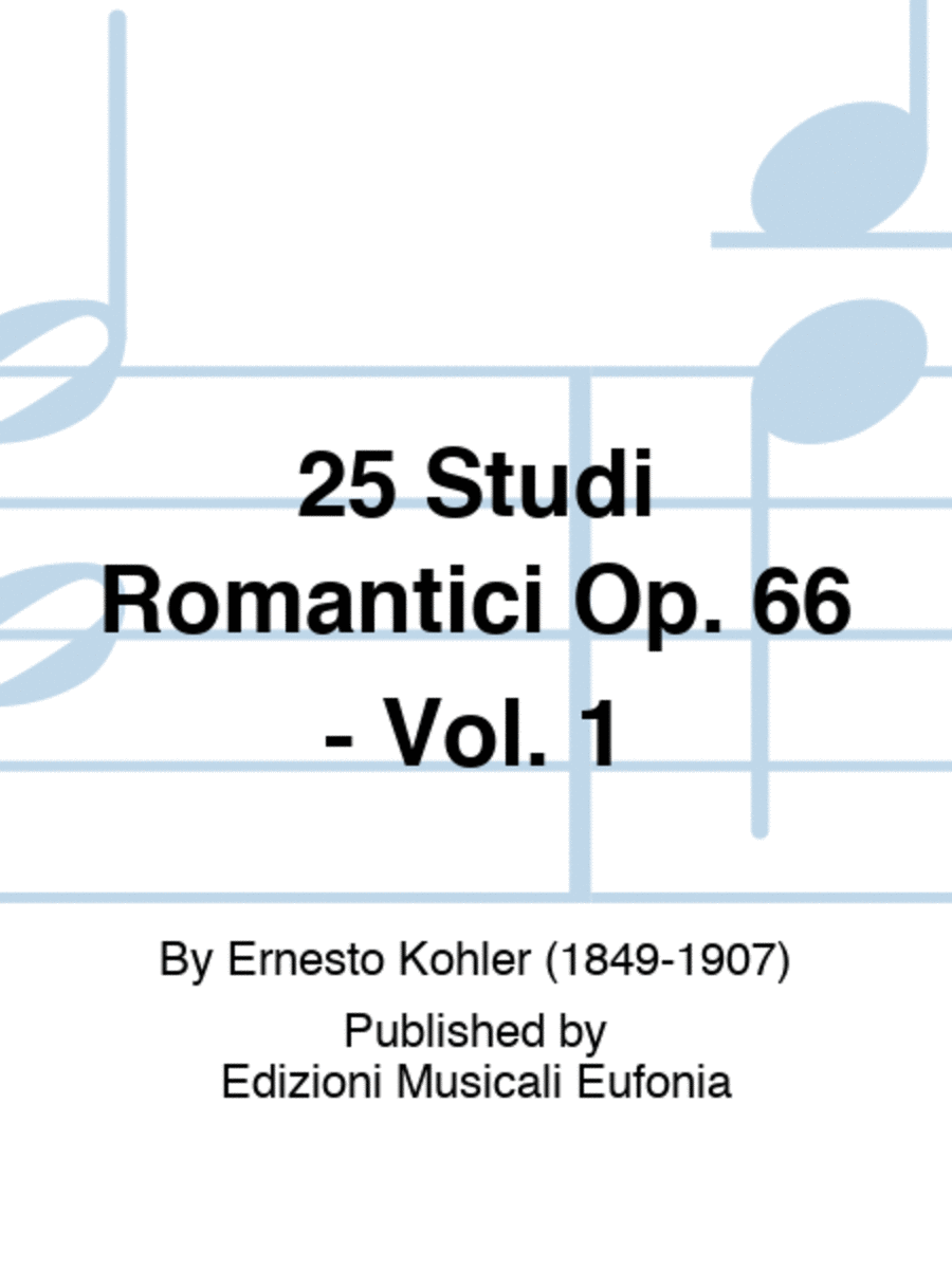 25 Studi Romantici Op. 66 - Vol. 2 Flute Solo scores gallery preview page 1