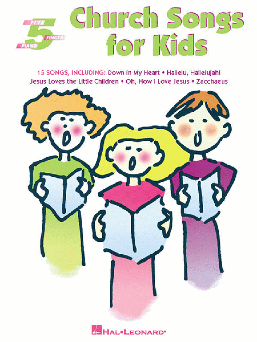 Church Songs for Kids Easy Piano scores gallery preview page 1