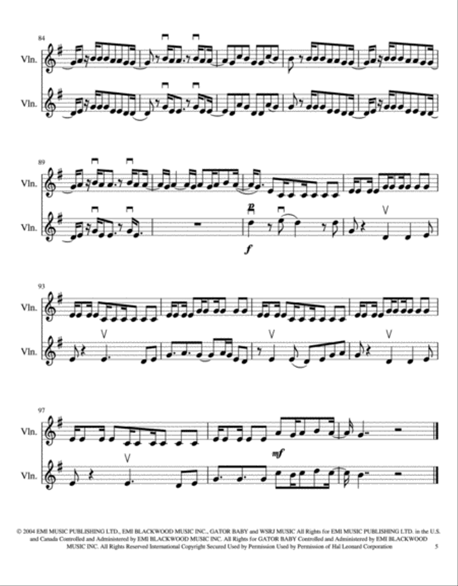 Unwritten String Duet scores gallery preview page 5